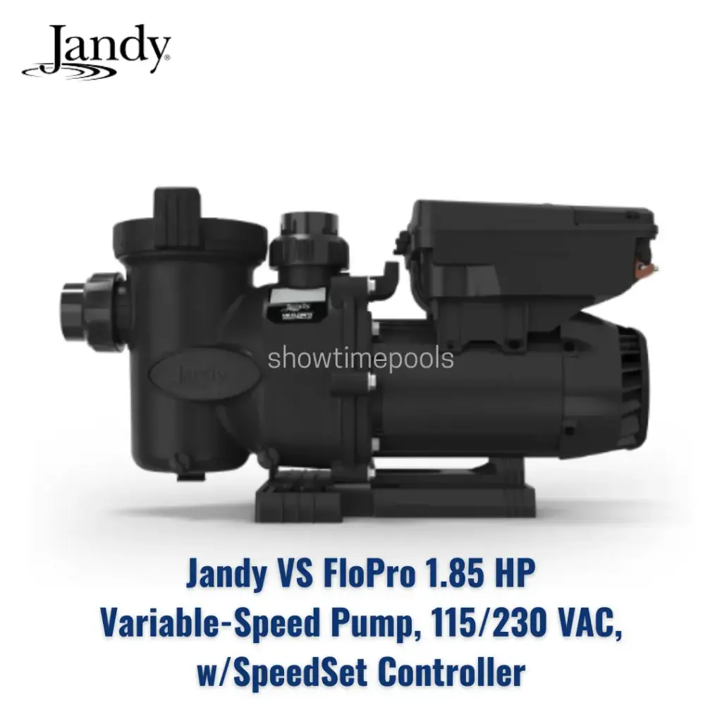 Jandy VS FloPro 1.85 HP Variable-Speed Pump, 115208-230 VAC, 2 Aux Relays, SpeedSet Controller.webp