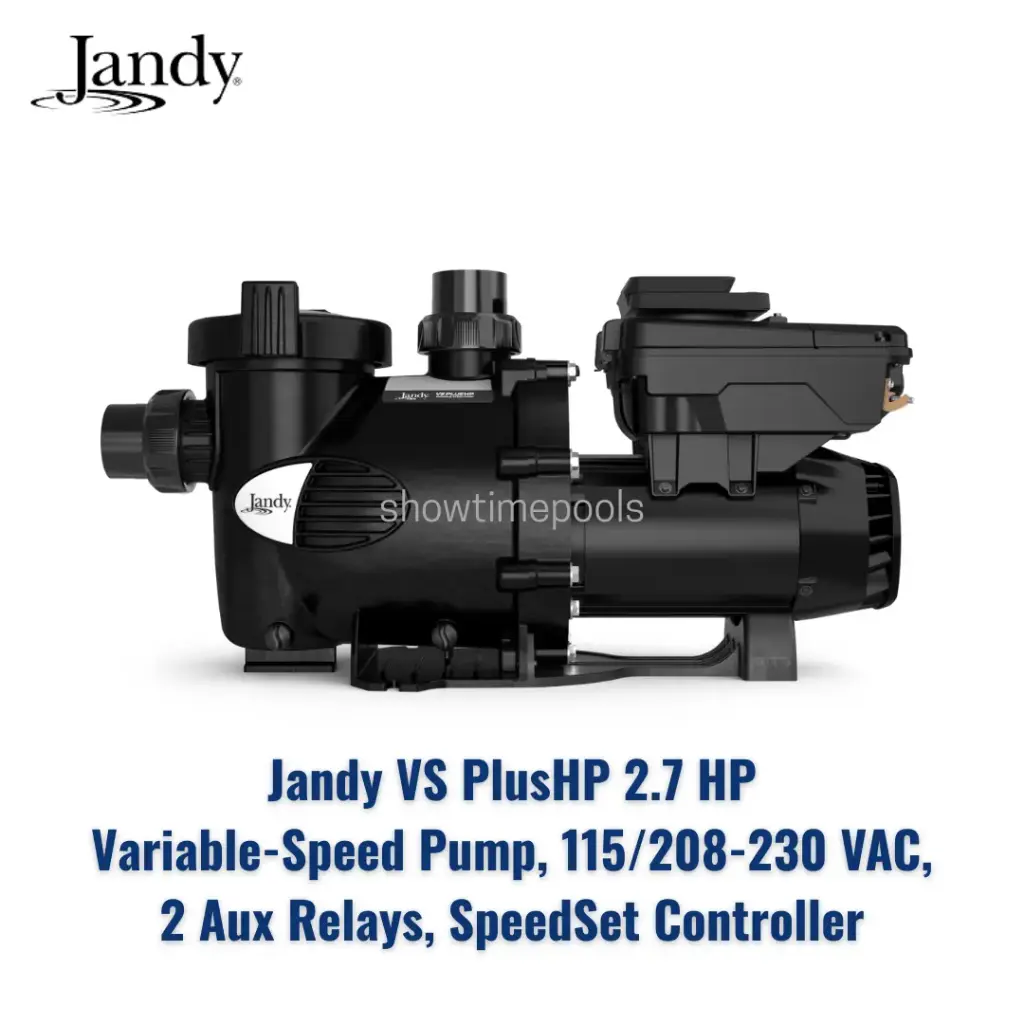 JANDY VS Plus HP 2.7 HP Variable-Speed Pump, 115/208-230 VAC, 2 Aux Relays, SpeedSet Controller