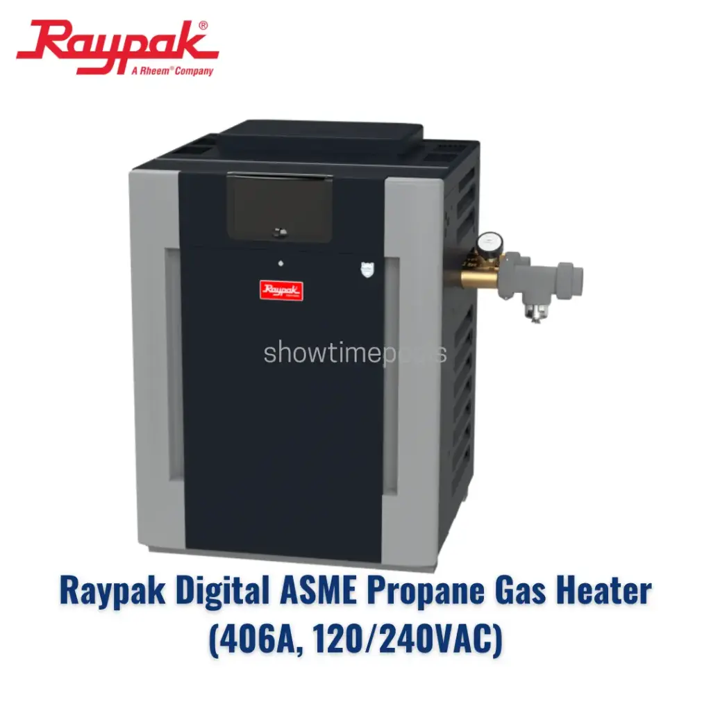 Raypak Digital ASME Propane Gas Heater (406A, 120240VAC)