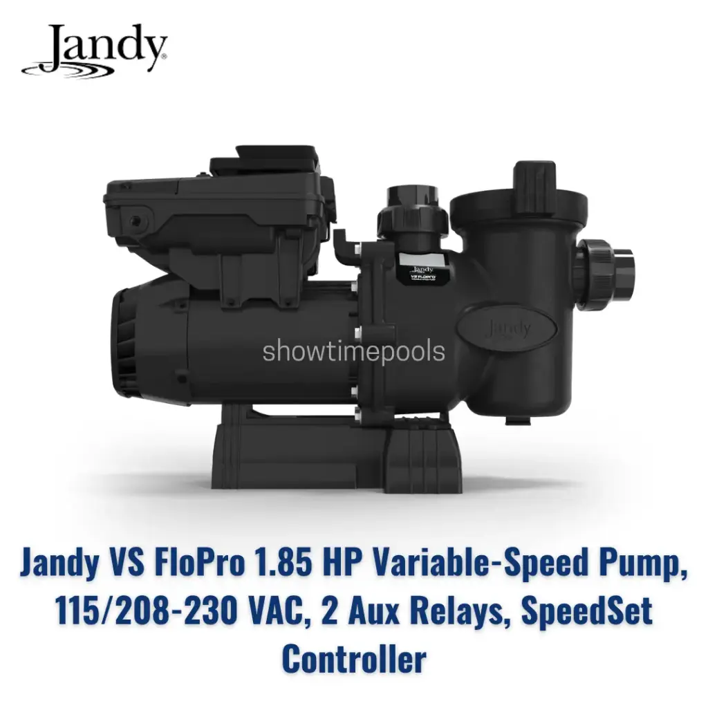 JANDY VS FloPro 1.85 HP Variable-Speed Pump, 115/208-230 VAC, 2 Aux Relays, SpeedSet Controller