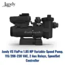 JANDY VS FloPro 1.85 HP Variable-Speed Pump, 115/208-230 VAC, 2 Aux Relays, SpeedSet Controller