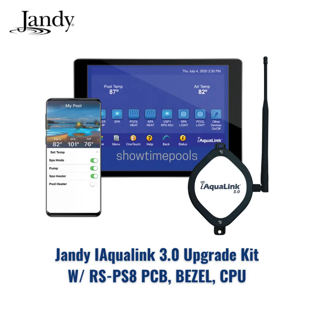 Jandy IAqualink 3.0 Upgrade Kit W/ RS-PS8 PCB, BEZEL, CPU