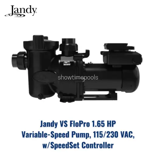 JANDY VS FloPro 1.65 HP Variable-Speed Pump, 115/230 VAC, w/SpeedSet Controller