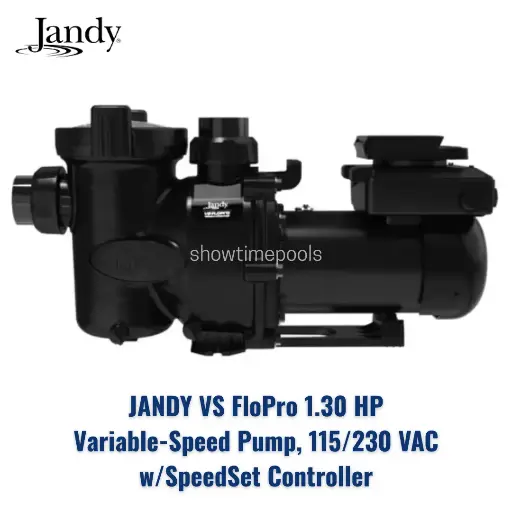JANDY VS FloPro 1.30 HP Variable-Speed Pump, 115/230 VAC, w/SpeedSet Controller