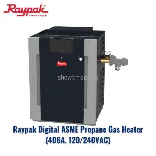 Raypak Digital ASME Propane Gas Heater (406A, 120/240VAC)